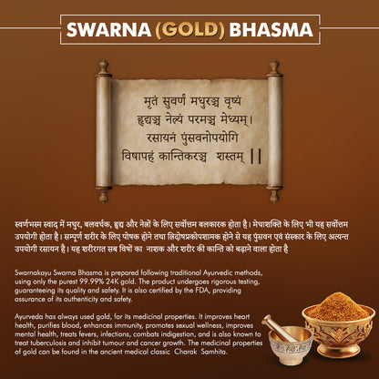24K Gold Swarnaprashan Drops – Boost Immunity, Memory & Growth (0–16 Years)
